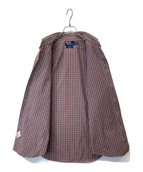 POLO by  RALPH LAUREN（ポロ バイ ラルフローレン）POLO by  RALPH LAUREN (ポロ バイ ラルフローレン) チェックシャツ パープル サイズ:Lの古着・服飾アイテム