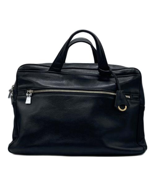 aniary（アニアリ）aniary (アニアリ) レザーハンドバッグ ブラックの古着・服飾アイテム