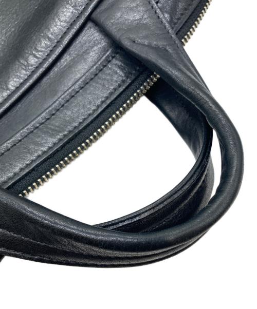 aniary（アニアリ）aniary (アニアリ) レザーハンドバッグ ブラックの古着・服飾アイテム