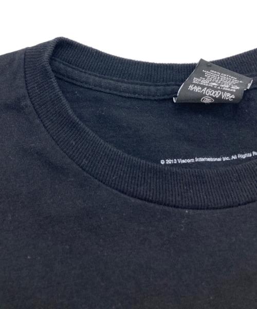 stussy（ステューシー）stussy (ステューシー) Yo! MTV Rap プリントTシャツ ブラック サイズ:XLの古着・服飾アイテム