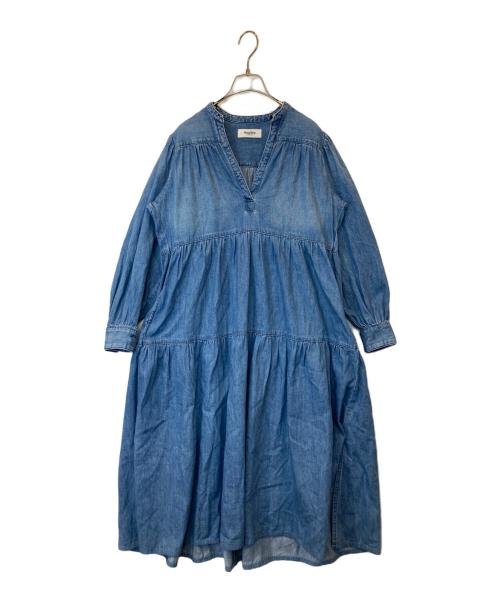 Healthy DENIM（ヘルシーデニム）Healthy denim (ヘルシーデニム) CAFTAN EXデニムロングワンピース 78632 インディゴ サイズ:1の古着・服飾アイテム