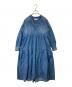Healthy denim（ヘルシーデニム）の古着「CAFTAN EXデニムロングワンピース 78632」｜インディゴ