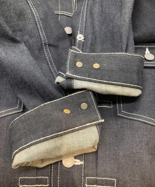 BASICK（ベイシックス）BASICK (ベイシックス) 2ND TYPE DENIM JACKET インディゴ サイズ:Mの古着・服飾アイテム