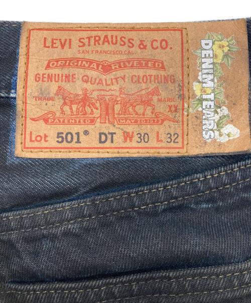 LEVI'S（リーバイス）LEVI'S (リーバイス) Denim Tears (デニムティアーズ) デニムパンツ　PC9-A1592-0001 ブラック サイズ: W30×L32の古着・服飾アイテム