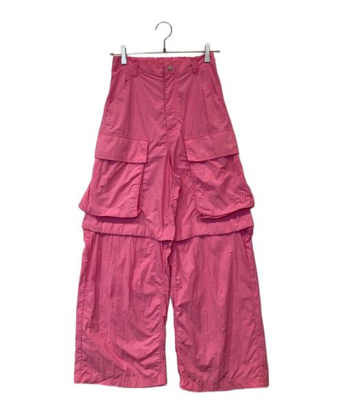 Candy Stripper（キャンディーストリッパー）Candy Stripper (キャンディーストリッパー) 2WAY NYLON CARGO パンツ　1231305 ピンク サイズ:2の古着・服飾アイテム