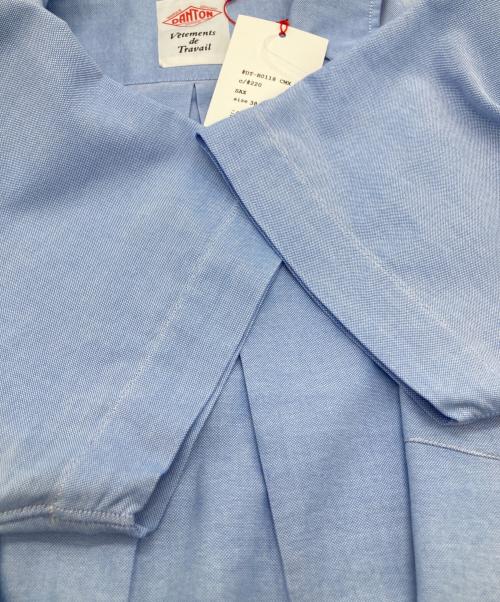 DANTON（ダントン）DANTON (ダントン) クールマックス オックスフォードシャツ DT-B0118 ブルー サイズ:38 未使用品の古着・服飾アイテム