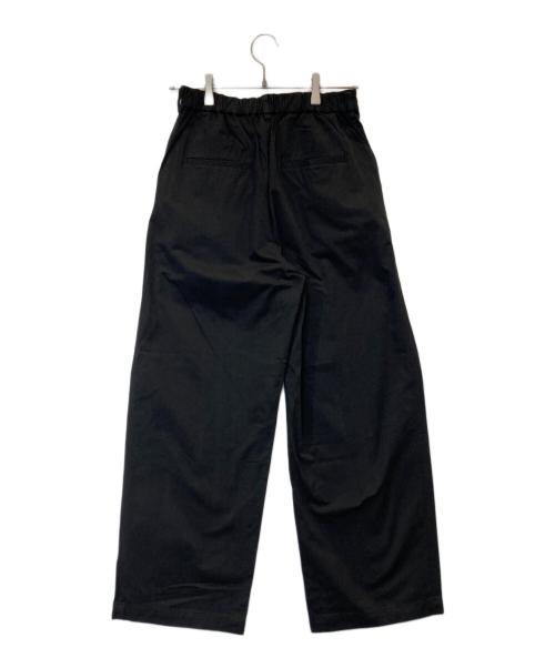 JOURNAL STANDARD relume（ジャーナルスタンダード レリューム）JOURNAL STANDARD relume (ジャーナルスタンダード レリューム) コットンツイル2タックパンツ 25030462720010 ブラック サイズ:38の古着・服飾アイテム