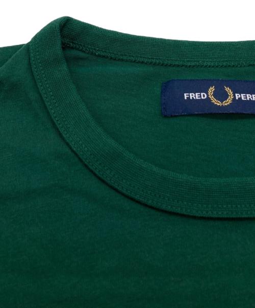 FRED PERRY（フレッドペリー）FRED PERRY (フレッドペリー) Ringer T-Shirt リンガー ティーシャツ M3519 グリーン サイズ:Mの古着・服飾アイテム
