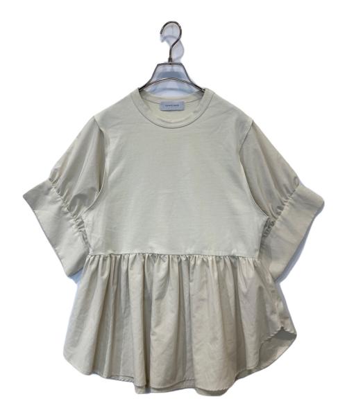Adam et Rope（アダム エ ロペ）Adam et Rope (アダム エ ロペ) バウンスカフスプルオーバー GAM-0445 ベージュ サイズ:FREEの古着・服飾アイテム