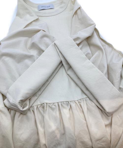 Adam et Rope（アダム エ ロペ）Adam et Rope (アダム エ ロペ) バウンスカフスプルオーバー GAM-0445 ベージュ サイズ:FREEの古着・服飾アイテム
