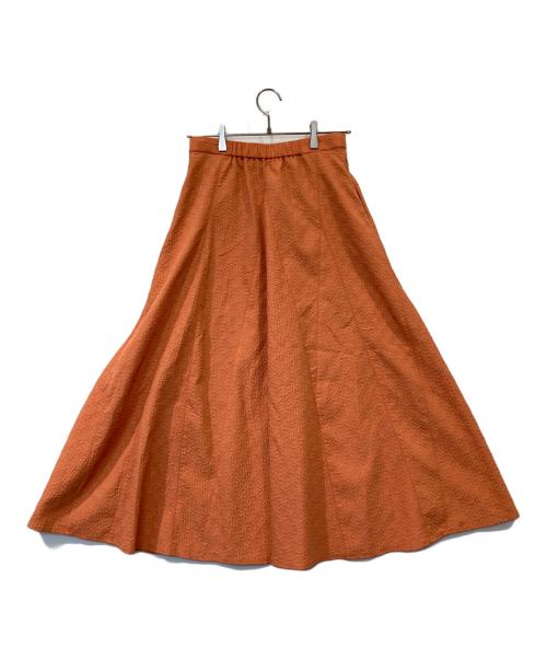 LOUNIE（ルーニー）LOUNIE (ルーニー) ジャガードスカート オレンジ サイズ:38の古着・服飾アイテム