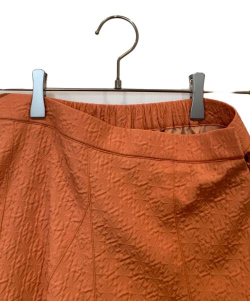 LOUNIE（ルーニー）LOUNIE (ルーニー) ジャガードスカート オレンジ サイズ:38の古着・服飾アイテム