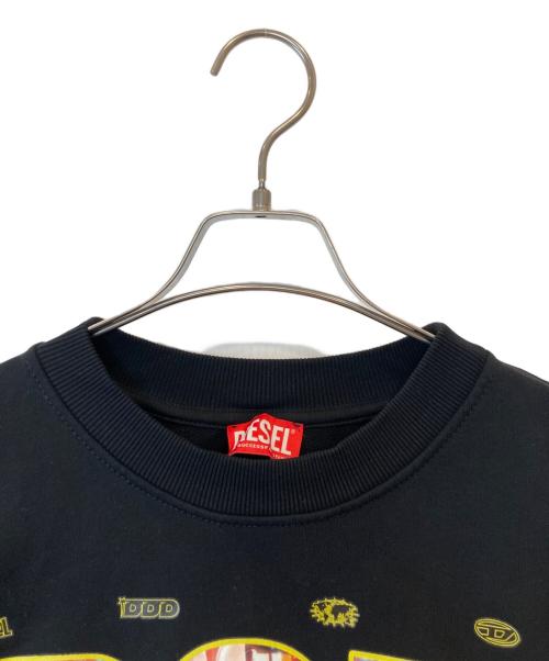 DIESEL（ディーゼル）DIESEL (ディーゼル) S-GINN-L3 A11075 スウェット ブラック サイズ:XXLの古着・服飾アイテム