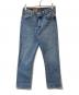 LEVI'S（リーバイス）の古着「501  CROP ジーンズ ライトインディゴ A6630-0000」｜インディゴ
