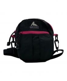 GREGORY（グレゴリー）の古着「ショルダーポーチ」｜ブラック×ピンク