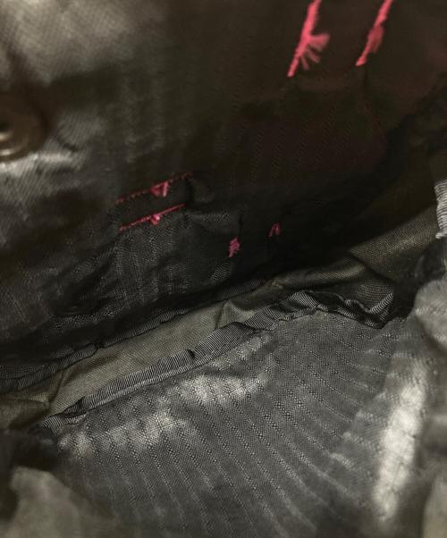 GREGORY（グレゴリー）GREGORY (グレゴリー) ショルダーポーチ ブラック×ピンクの古着・服飾アイテム