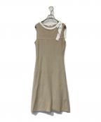 Reneルネ）の古着「サマーニットワンピ 6722080」｜ベージュ