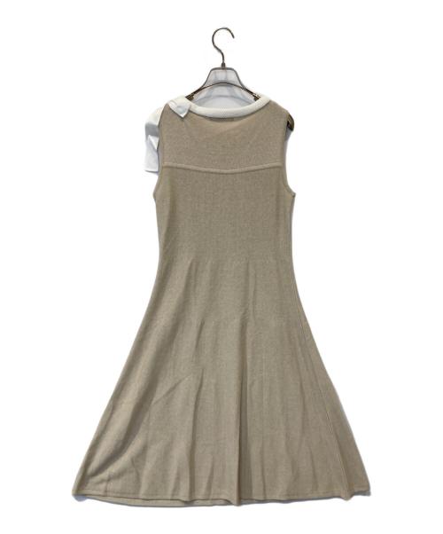 Rene（ルネ）Rene (ルネ) サマーニットワンピ 	6722080 ベージュ サイズ:34の古着・服飾アイテム