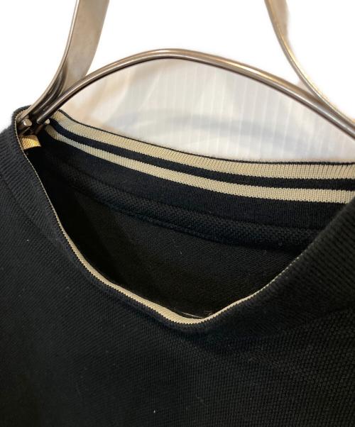 FRED PERRY（フレッドペリー）FRED PERRY (フレッドペリー) Reluxed Pique T-shirt / リラクストピケTシャツ FZ5426 ブラック サイズ:バスト79～87　身長160～166の古着・服飾アイテム