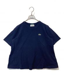 LACOSTE（ラコステ）の古着「鹿の子ショートスリーブカットソー　TF110LJ」｜ネイビー