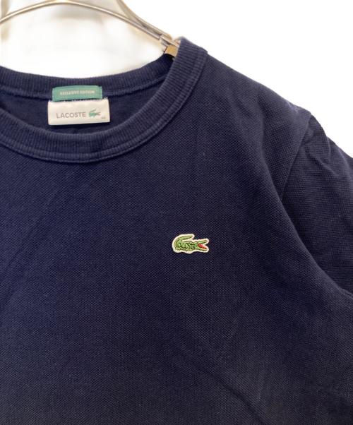 LACOSTE（ラコステ）LACOSTE (ラコステ) 鹿の子ショートスリーブカットソー　TF110LJ ネイビー サイズ:38の古着・服飾アイテム
