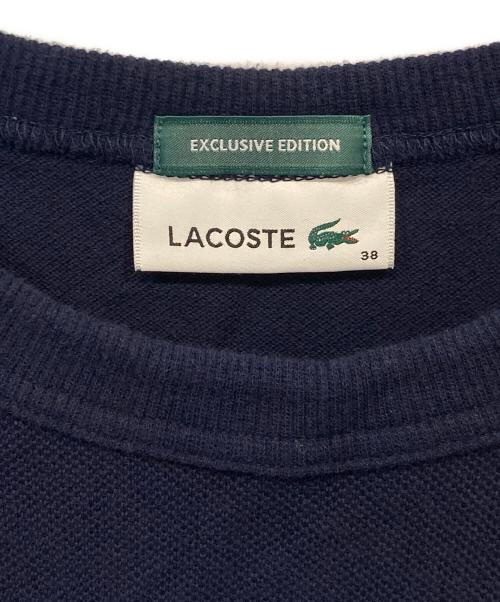 LACOSTE（ラコステ）LACOSTE (ラコステ) 鹿の子ショートスリーブカットソー　TF110LJ ネイビー サイズ:38の古着・服飾アイテム