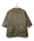 Traditional Weatherwear×NOLLEY'Sトラディショナルウェザーウェア×ノーリーズ）の古着「FENWICK LONG 別注キルティングコート　L222APQCO0347AA」｜オリーブ