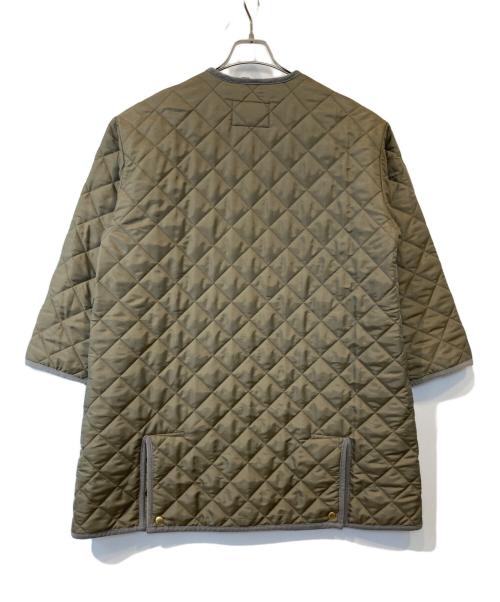 Traditional Weatherwear（トラディショナルウェザーウェア）Traditional Weatherwear (トラディショナルウェザーウェア) NOLLEY'S (ノーリーズ) FENWICK LONG 別注キルティングコート　L222APQCO0347AA オリーブ サイズ:34の古着・服飾アイテム