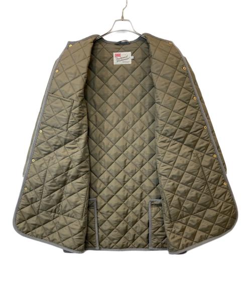 Traditional Weatherwear（トラディショナルウェザーウェア）Traditional Weatherwear (トラディショナルウェザーウェア) NOLLEY'S (ノーリーズ) FENWICK LONG 別注キルティングコート　L222APQCO0347AA オリーブ サイズ:34の古着・服飾アイテム