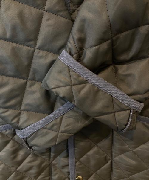 Traditional Weatherwear（トラディショナルウェザーウェア）Traditional Weatherwear (トラディショナルウェザーウェア) NOLLEY'S (ノーリーズ) FENWICK LONG 別注キルティングコート　L222APQCO0347AA オリーブ サイズ:34の古着・服飾アイテム