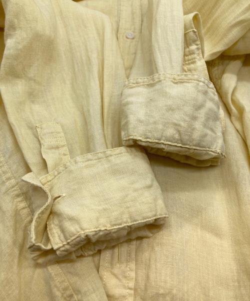 LACOSTE（ラコステ）LACOSTE (ラコステ) リネンシャツ CH5667 イエロー サイズ:Mの古着・服飾アイテム