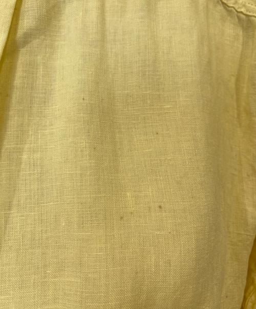 LACOSTE（ラコステ）LACOSTE (ラコステ) リネンシャツ CH5667 イエロー サイズ:Mの古着・服飾アイテム