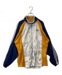 adidas（アディダス）の古着「ナイロンジャケット」｜ネイビー×ホワイト
