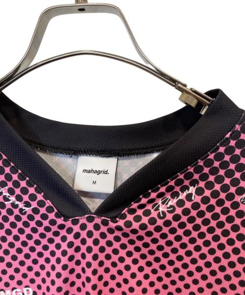 mahagrid（マハグリッド）MAHAGRID (マハグリッド) MGD RACING JERSEY エムジーディー レーシング ジャージ MG2DSMT554APKM ピンク サイズ:Mの古着・服飾アイテム