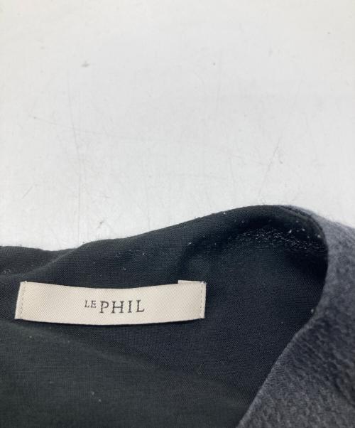 LE PHIL（ル フィル）LE PHIL (ル フィル) シアージャガードブラウス 534-2110407 ブラック サイズ:FREEの古着・服飾アイテム