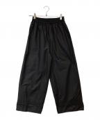 machattマチャット）の古着「コットンレースパンツ　25010422」｜ブラック