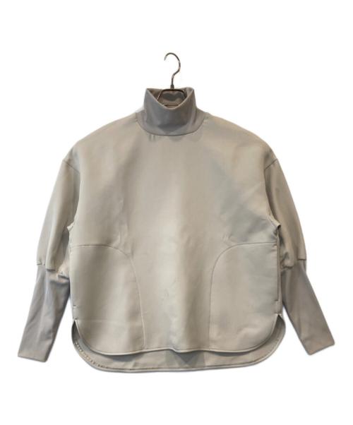 CABANA（カバナ）CABANA (カバナ) リブスウェットプルオーバー　21AW-CT04-A ベージュ サイズ:表示がないため不明の古着・服飾アイテム