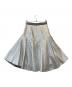 BORDERS at BALCONY (ボーダーズアットバルコニー) ラメスカート　BD2021-3H-24 シルバー サイズ:38：5000円