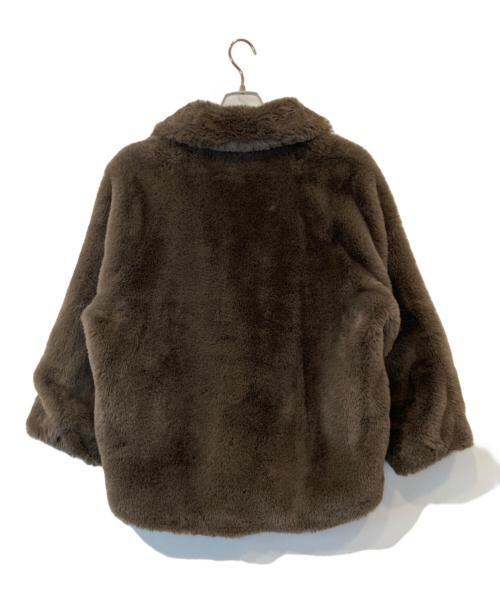 THINK FUR（シンクファー）THINK FUR (シンクファー) Rex Like Fur Short Jacket 22TH-30 ジャケット ブラウン サイズ:1の古着・服飾アイテム