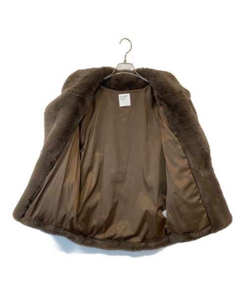 THINK FUR（シンクファー）THINK FUR (シンクファー) Rex Like Fur Short Jacket 22TH-30 ジャケット ブラウン サイズ:1の古着・服飾アイテム