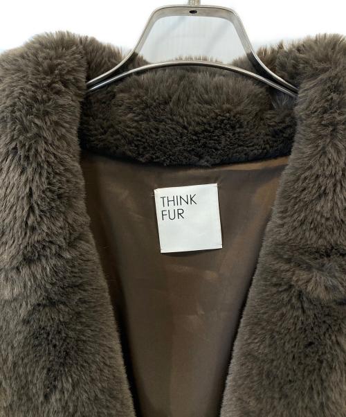 THINK FUR（シンクファー）THINK FUR (シンクファー) Rex Like Fur Short Jacket 22TH-30 ジャケット ブラウン サイズ:1の古着・服飾アイテム
