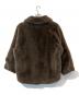 THINK FUR (シンクファー) Rex Like Fur Short Jacket 22TH-30 ジャケット ブラウン サイズ:1：9000円