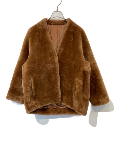 STYLE MIXER（スタイルミキサー）STYLE MIXER (スタイルミキサー) フェイクファージャケット　511940000201-01 ブラウン サイズ:FREEの古着・服飾アイテム