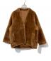 STYLE MIXER（スタイルミキサー）の古着「フェイクファージャケット　511940000201-01」｜ブラウン