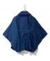 CLANE (クラネ) DENIM CAPE COAT コート インディゴ サイズ:FREE：11000円
