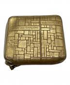 COMME des GARCONSコムデギャルソン）の古着「2つ折り財布 SA2100EG 財布」｜ゴールド