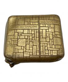 COMME des GARCONS（コムデギャルソン）の古着「2つ折り財布 SA2100EG 財布」｜ゴールド