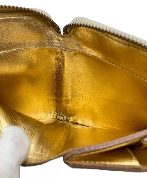 COMME des GARCONS（コムデギャルソン）COMME des GARCONS (コムデギャルソン) 2つ折り財布 SA2100EG 財布 ゴールドの古着・服飾アイテム