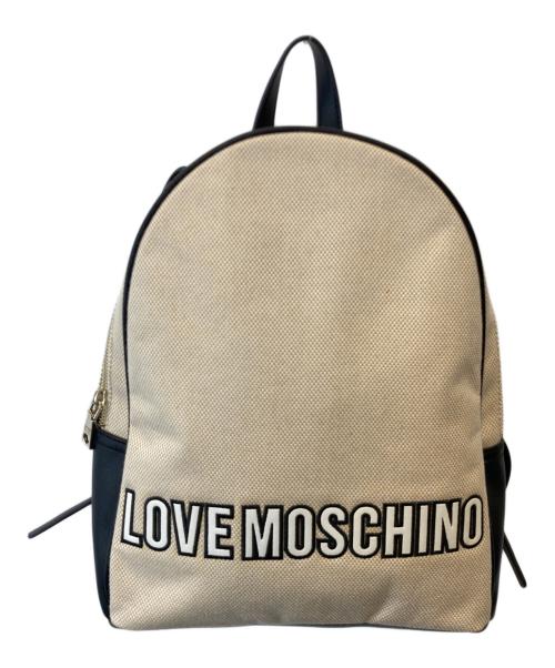LOVE MOSCHINO（ラブモスキーノ）LOVE MOSCHINO (ラブモスキーノ) リュック ベージュの古着・服飾アイテム