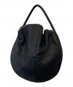 kawa-kawaカワカワ）の古着「サークルハンドバッグ」｜ブラック